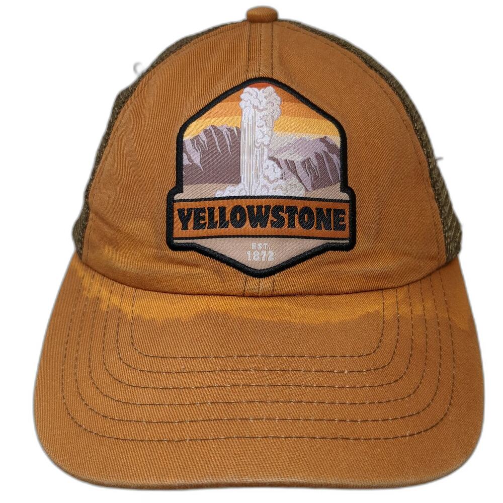 Royal Resortwear Baseball Cap Orange One Size Mesh Yellowstone Strapback Hat